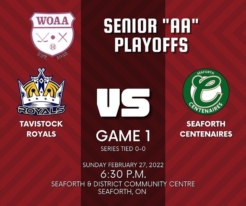 AA Semifinals Game 2 - Seaforth vs Tavistock 3-5-22